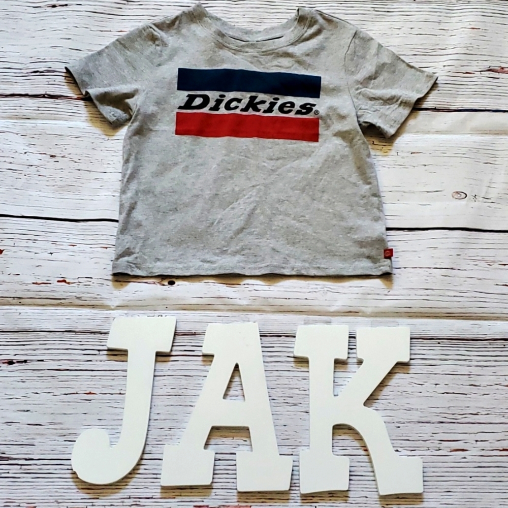 NWOT DICKIES GIRLS GRAY SHORT SLEEVE SHIRT 👩